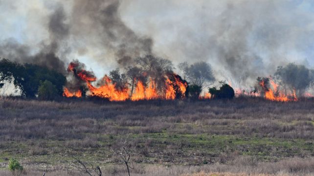 Durante el fin de semana hubo incendios en cercanías a la traza del túnel subfluvial
