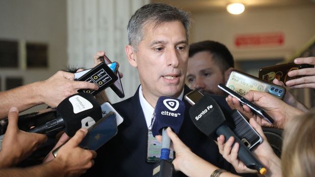 El ministro de Economía de la provincia, Pablo Olivares: 