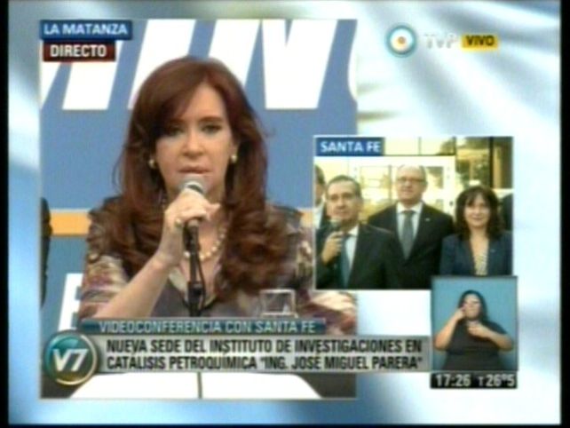 La presidenta inauguró el nuevo edificio del Incape en Santa Fe