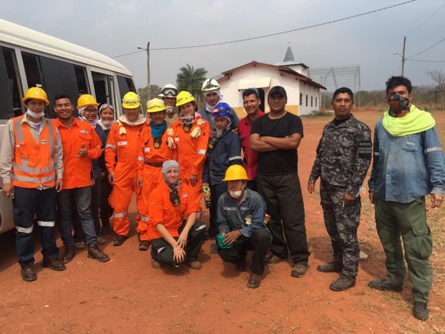 La llama de la solidaridad los llevó a luchar contra el fuego del Amazonas