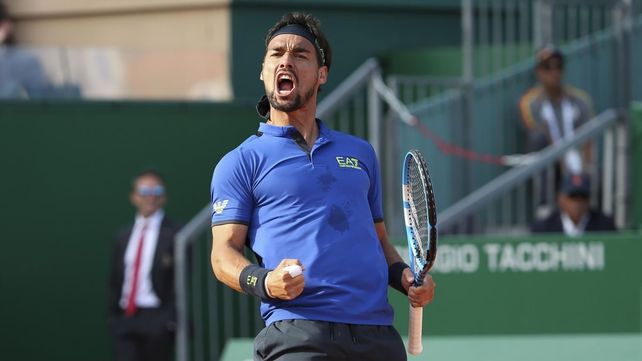 Fabio Fognini estará en Rosario deleitando con su gran tenis. Será uno de los grandes atractivos.