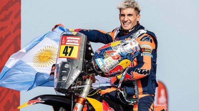 Kevin Benavides es el único sudamericano de la historia en ganar el Dakar sobre dos ruedas.