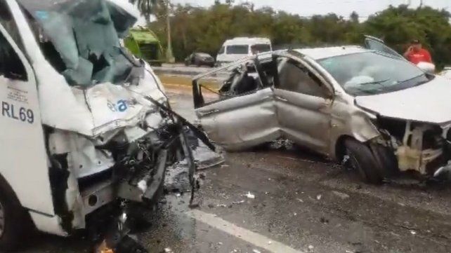 Cinco turistas argentinos murieron en un choque en México