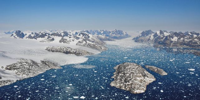 Groenlandia pierde hielo siete veces más rápido que en la década del 90