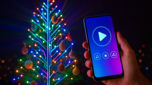 Una Navidad con un árbol tecnológico