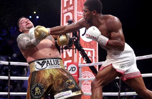 Joshua se tomó revancha de Ruiz y recuperó el cetro pesado