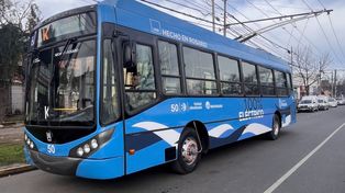 La histórica línea K crece: suman dos nuevos trolebuses reconvertidos