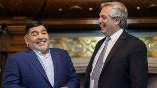 Alberto Fernández elogió a Maradona en el día de su cumpleaños.