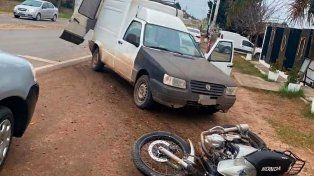 San José: motociclista sufrió lesiones graves en un sinestro vial