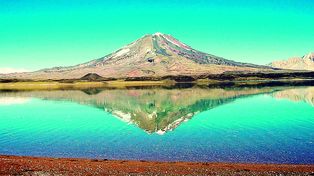 El majestuoso volcán Maipo