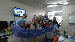 Por la Selección, se multiplicaron las sonrisas en la Pediatría del Iturraspe