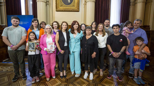 CFK evocó su última jornada al frente de la Cámara alta nacional.