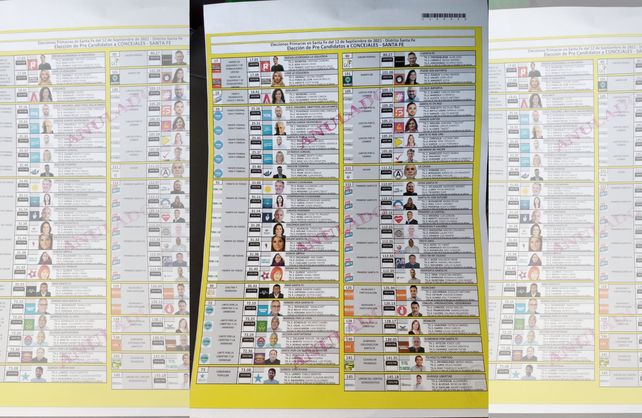 Así será la boleta única para las Paso de concejales en Santa Fe