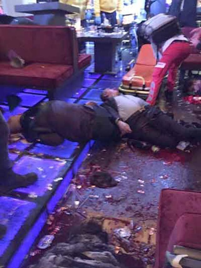 Las impactantes imágenes del interior de la discoteca de Estambul tras la masacre de Año Nuevo