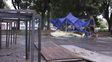 la tormenta se sintio fuerte en la madrugada de este lunes, en parana