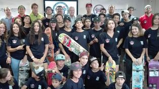 Chile presentó su equipo de skateboarding el 8 de enero de 2018.&nbsp;