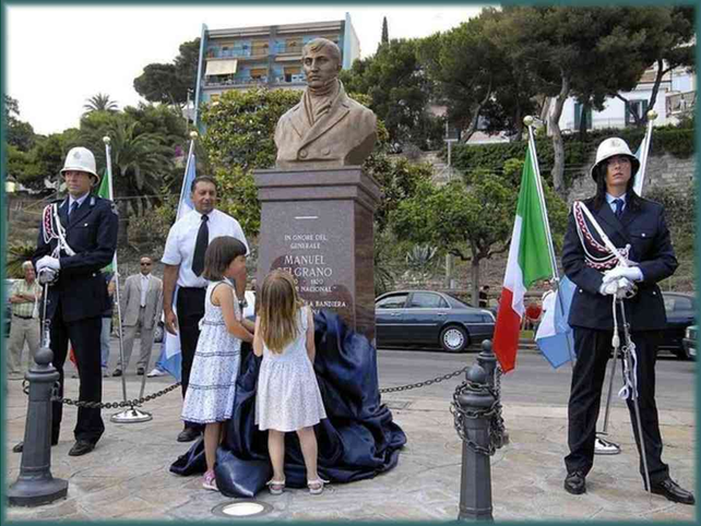 La ciudad de Italia que homenajea a Manuel Belgrano y a la bandera como en Rosario