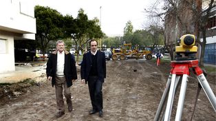 Ya se terminaron ocho cuadras de pavimento en Candioti Sur