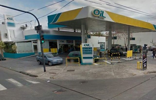 La estación de servicio donde fue encontrada la beba.