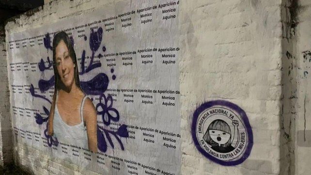 Indignante: atacaron el mural que recuerda a Mónica Aquino a un mes de su inauguración Indignante: atacaron el mural que recuerda a Mónica Aquino a un mes de su inauguración
