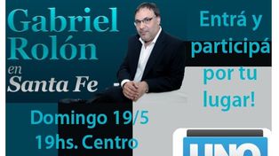 Ya están los ganadores para ir a la Entrevista Abierta de Rolón