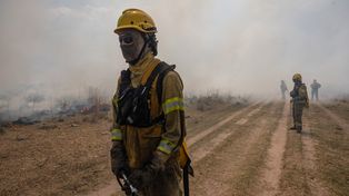 Continúan activos ocho focos de incendios en Corrientes