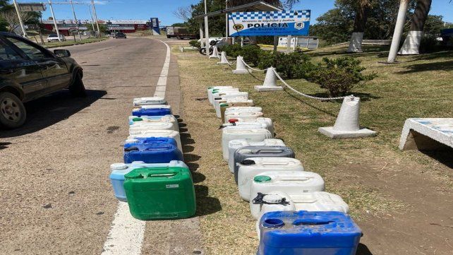 Detienen un intento de tráfico ilegal de envases de fitosanitarios en el Túnel Subfluvial