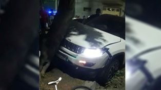 Alan Franco chocó con su camioneta y resultó herida una embarazada