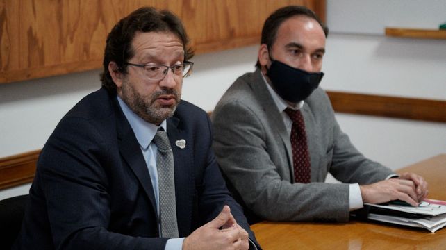 Cónclave. El titular del Indec y el director del Ipec.