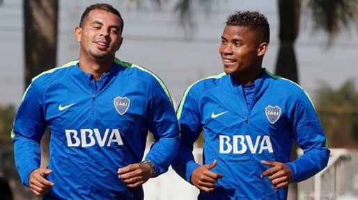 Cardona y Barrios volverán a entrenar con Boca y podrían jugar ante Colón