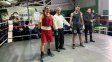 El Jerónimo Wild y el santafesino Franco Anzillero protagonizaron la pelea de fondo en el Club Ministerio. El Jerónimo Wild y el santafesino Franco Anzillero protagonizaron la pelea de fondo en el Club Ministerio.