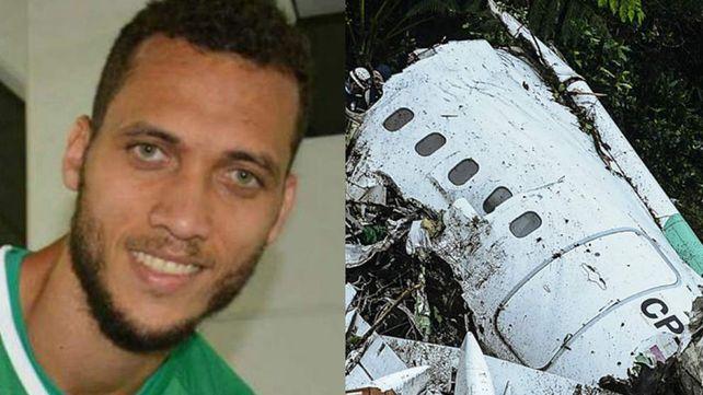 La primera foto de Helio Neto tras el accidente del Chapecoense