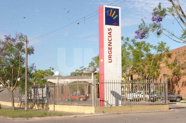 En el Hospital Orlando Alassia. La niña recibió atención médica y se constataron las lesiones denunciadas.