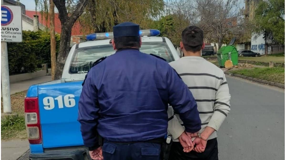 Paraná: detenido tras amenazar a un empleado de comercio con una cuchilla de carnicero