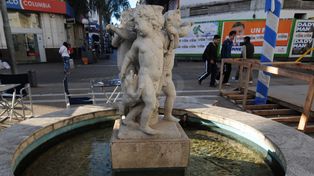 La municipalidad develó que pasará con la Fuente de los Niños Cazadores