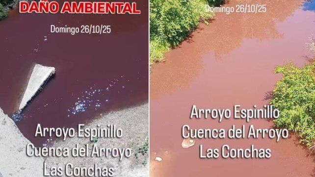 Otra vez: denuncian daño ambiental en el arroyo Espinillo Otra vez: denuncian daño ambiental en el arroyo Espinillo