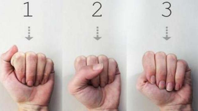 La forma en la que cerrás el puño revela tu personalidad