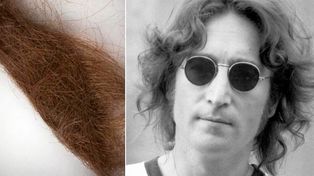 Un mechón de pelo de John Lennon, subastado por una fortuna