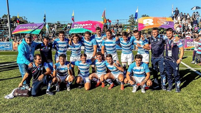El equipo masculino ganador del Oro en Rosario.&nbsp;
