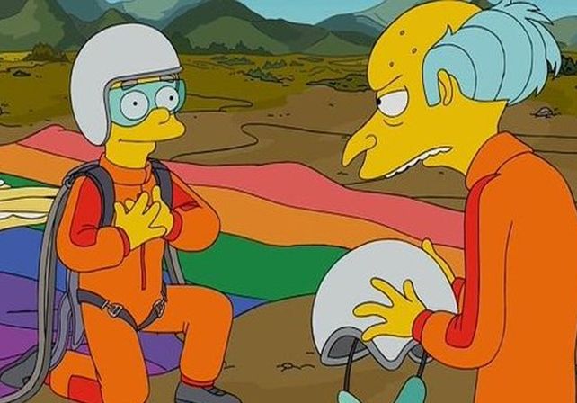 La historia de amor del guionista de Los Simpson que hizo que Smithers saliera del armario