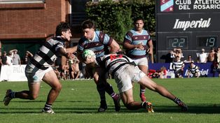Atlético del Rosario en acción en el Pasaje Gould. Viene de ganar en la última fecha de local y ahora va por Belgrano en la 8ª fecha del Top 14.
