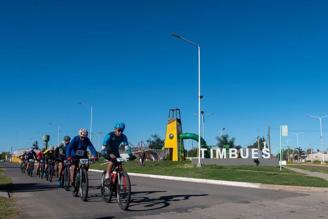 Timbúes: éxito total en la cuarta edición del Rural Bike con más de 200 ciclistas