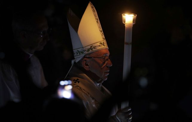 Postales. El Papa ayer en la basílica de San Pedro.&nbsp;