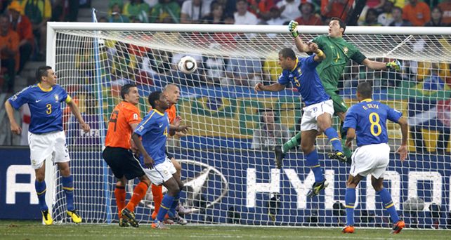 Holanda mand&oacute; a Brasil de vuelta a casa