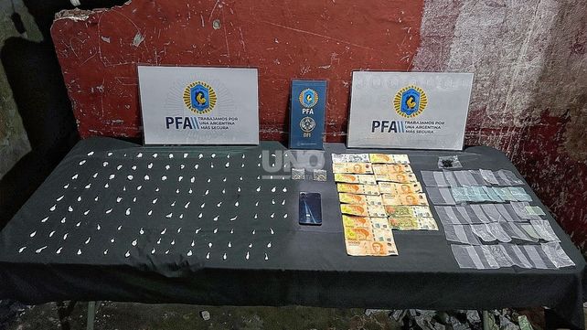 Secuestro de estupefacientes: se incautaron dosis listas para comercializar