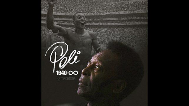 La familia de Maradona homenajeó a Pelé en nombre de Diego