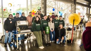 La actividad reunió a estudiantes de distintos niveles en una propuesta de concientización ambiental.