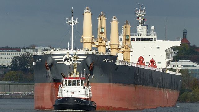 El buque cerealero Areti GR es oriundo de Islas Marshal.