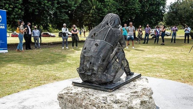 Escultura polémica: Cristina Ingleson justificó la actuación de la Secretaría de la Mujer&nbsp; 