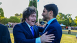 Javier Milei y Pullaro se volvieron a ver en San Lorenzo